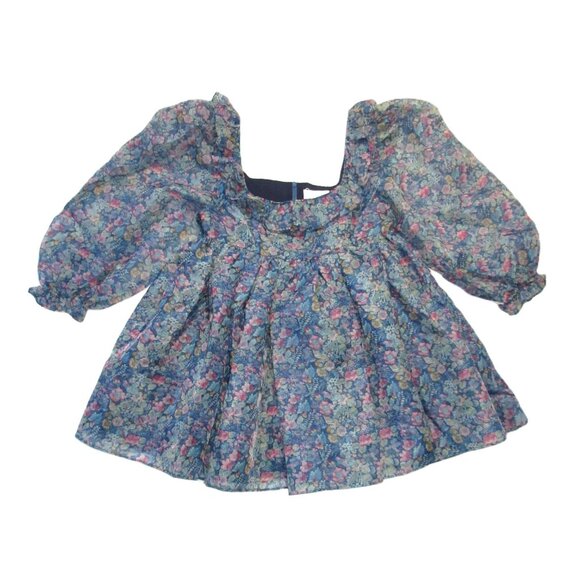 NWT Selkie The Mayfair in Secret Garden Floral Organza Puff Mini Dress XXL 2XL - Picture 5 of 10